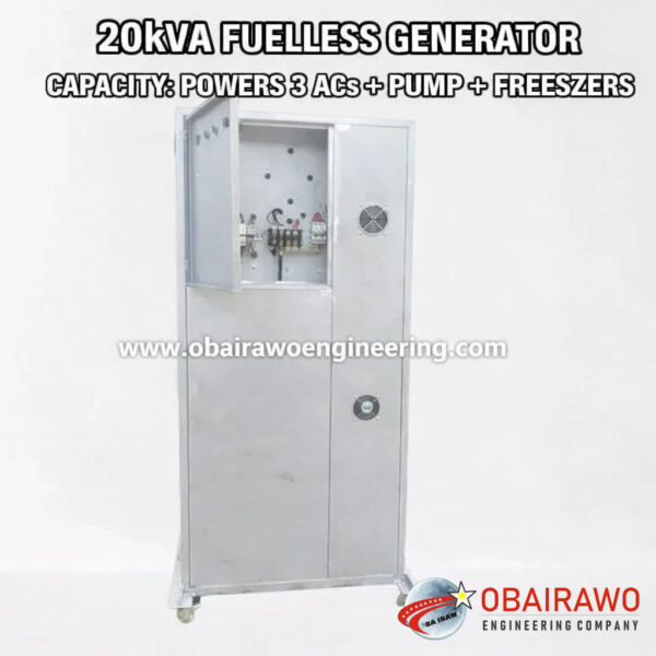 Obairawo 20KVA Fuelless Generator – 24/7 Uninterrupted Power