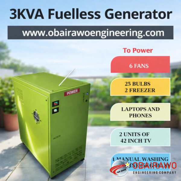 3kVA Fuelless Generator