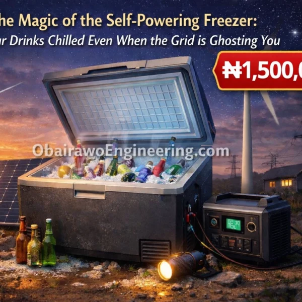 Self power solar freezer