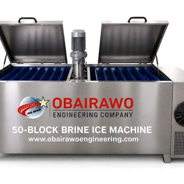 50 Block Brine IceBlock Machine without solar power accessories (8 hours production speed)